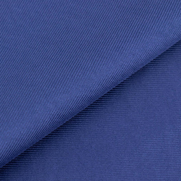 Premium Navy Blue Scuba Polyester Fabric Bolt, Wrinkle Free DIY Craft Fabric Roll - 60"x10 Yards