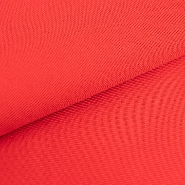 Premium Red Scuba Polyester Fabric Bolt, Wrinkle Free DIY Craft Fabric Roll