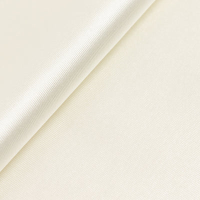 Shimmer Pearl White Scuba Polyester Fabric Bolt 60"x10Yds, Wrinkle Free DIY Craft Fabric Roll