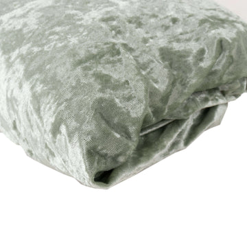 <h3 style="margin-left:0px;"><strong>Sage Green Crushed Velvet Fabric Bolt: Luxurious Texture and Versatility</strong>