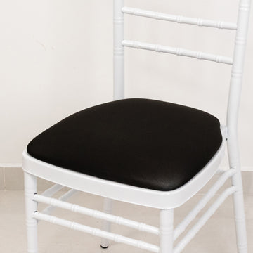 <h3 style="margin-left:0px;"><span style="background-color:transparent;color:#000000;">Stylish Black Spandex Chiavari Chair Cushion Covers</span>