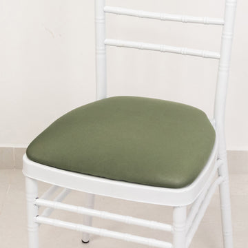 <h3 style="margin-left:0px;"><span style="background-color:transparent;color:#000000;">Stylish Dusty Sage Green Spandex Chiavari Chair Cushion Covers</span>