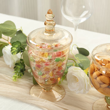 <h3 style="margin-left:0px;"><strong>Versatile Display With Glass Candy Jars</strong>