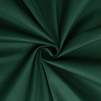 Scuba Round Tablecloth 120" Hunter Emerald Green - Seamless & Wrinkle Free Table Cover