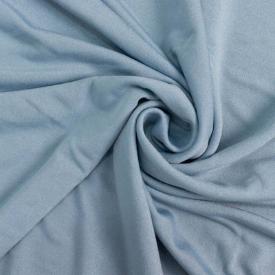 Set of 4 Matte Dusty Blue Fitted Spandex Half Moon Wedding Arch Covers, Custom Fit Chiara Backdrop Stand Covers 2.5ft,5ft,6ft,7ft