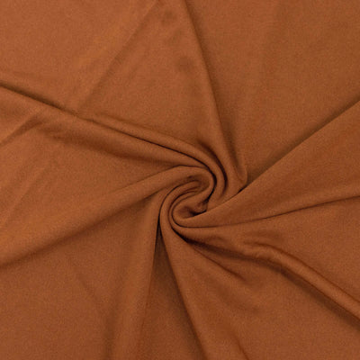 Set of 4 Matte Cinnamon Brown Fitted Spandex Half Moon Wedding Arch Covers, Custom Fit Chiara Backdrop Stand Covers 2.5ft,5ft,6ft,7ft