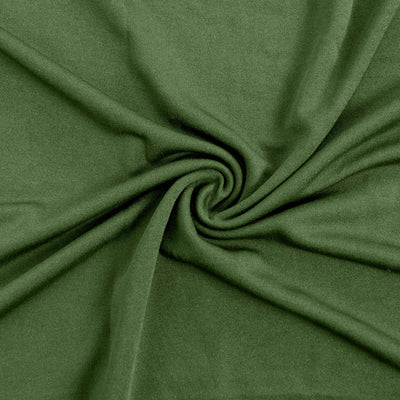 Set of 4 Matte Olive Green Fitted Spandex Half Moon Wedding Arch Covers, Custom Fit Chiara Backdrop Stand Covers 2.5ft,5ft,6ft,7ft