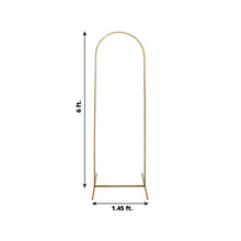 Gold Metal Round Top Chiara Wedding Arch Backdrop Stand