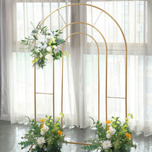 Gold Metal Round Top Chiara Wedding Arch Backdrop Stand