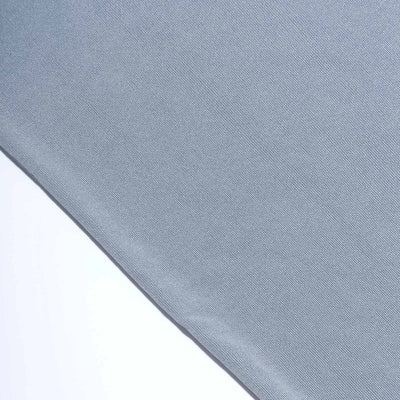 Dusty Blue Spandex Fitted Open Arch Backdrop Cover, Double-Sided U-Shaped Wedding Arch Slipcover 8ft