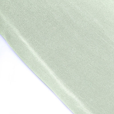 Sage Green Spandex Fitted Open Arch Backdrop Cover, Double-Sided U-Shaped Wedding Arch Slipcover 8ft