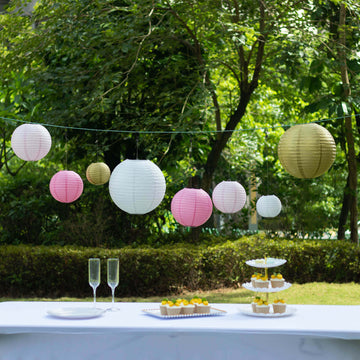 <h3 style="margin-left:0px;"><strong>Mixed Blush Gold Hanging Lanterns: Perfect for Creating Ambiance</strong>