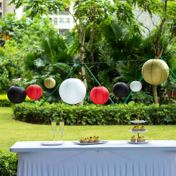 <h3 style="margin-left:0px;"><strong>Mixed Red Gold Hanging Lanterns: Perfect for Creating Ambiance</strong>