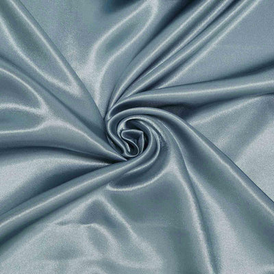 Satin Square Table Overlay 60"x60" Dusty Blue - Luxurious Wedding Table Topper