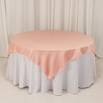 <h3 style="margin-left:0px;"><span style="background-color:transparent;color:#111111;">Elegant Dusty Rose Lamour Satin Overlay for Timeless Table Decor</span>