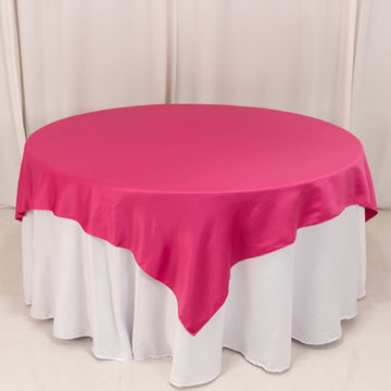 <h3 style="margin-left:0px;"><span style="background-color:transparent;color:#111111;">Elegant Fuchsia Lamour Satin Overlay for Timeless Table Decor</span>