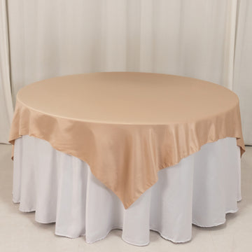 <h3 style="margin-left:0px;"><span style="background-color:transparent;color:#111111;">Elegant Nude Lamour Satin Overlay for Timeless Table Decor</span>