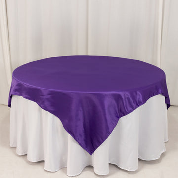 <h3 style="margin-left:0px;"><span style="background-color:transparent;color:#111111;">Elegant Purple Lamour Satin Overlay for Timeless Table Decor</span>