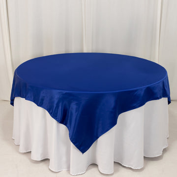 <h3 style="margin-left:0px;"><span style="background-color:transparent;color:#111111;">Elegant Royal Blue Lamour Satin Overlay for Timeless Table Decor</span>