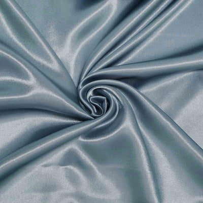 Satin Table Overlay 72"x72" Dusty Blue - Wrinkle Resistant & Smooth Table Topper