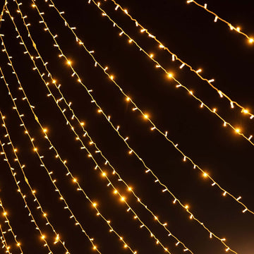 <h3 style="margin-left:0px;">Mesmerizing Warm White Twinkle Curtain Fairy Lights