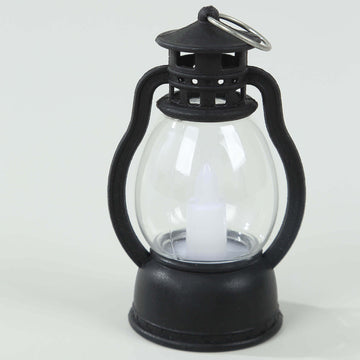 Practical and Effortless Lighting With Black Mini Candle Lantern Lamps