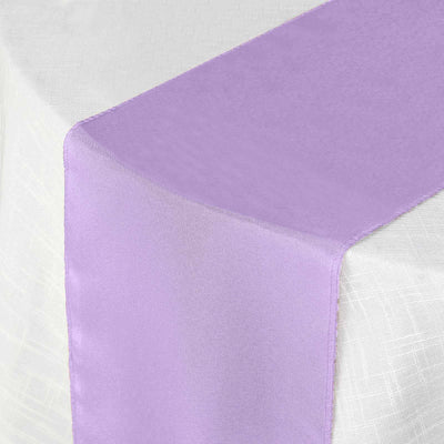 Polyester Table Runner 12"x108" Lavender - Wrinkle-Resistant & Durable Table Decor
