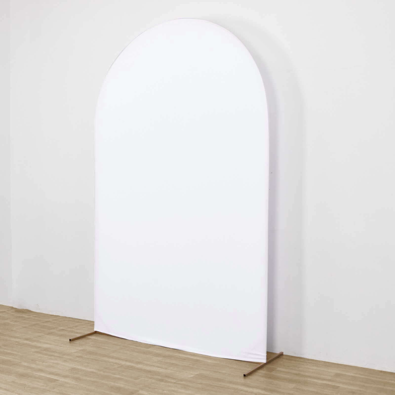 Matte White Spandex Chiara Backdrop Stand Cover | eFavormart.com