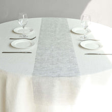 Metallic Silver Glitter Mesh Polyester Table Runner