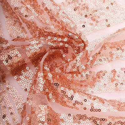 Sequin Napkins 20"x20" Blush - Diamond Pattern Reusable Dinner Napkins