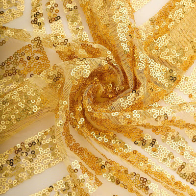 Sequin Napkins 20"x20" Gold - Diamond Pattern Dinner Napkins for Glamorous Table Settings