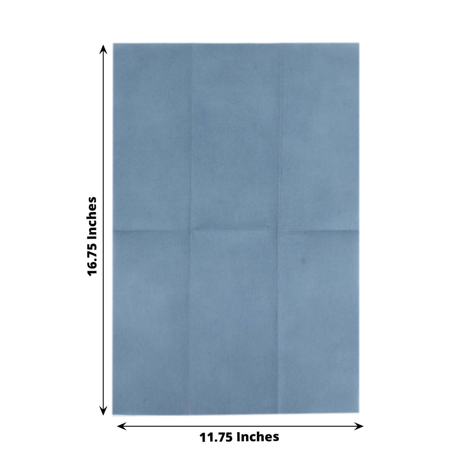 Dusty Blue Linen Feel Party Napkins 20-Pack | eFavormart.com