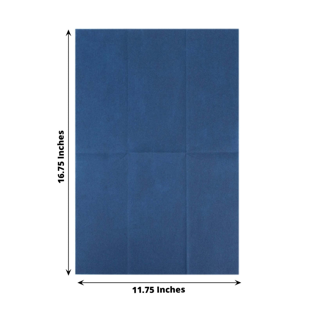 Navy Blue Airlaid Paper Party Napkins 20-Pack | eFavormart.com