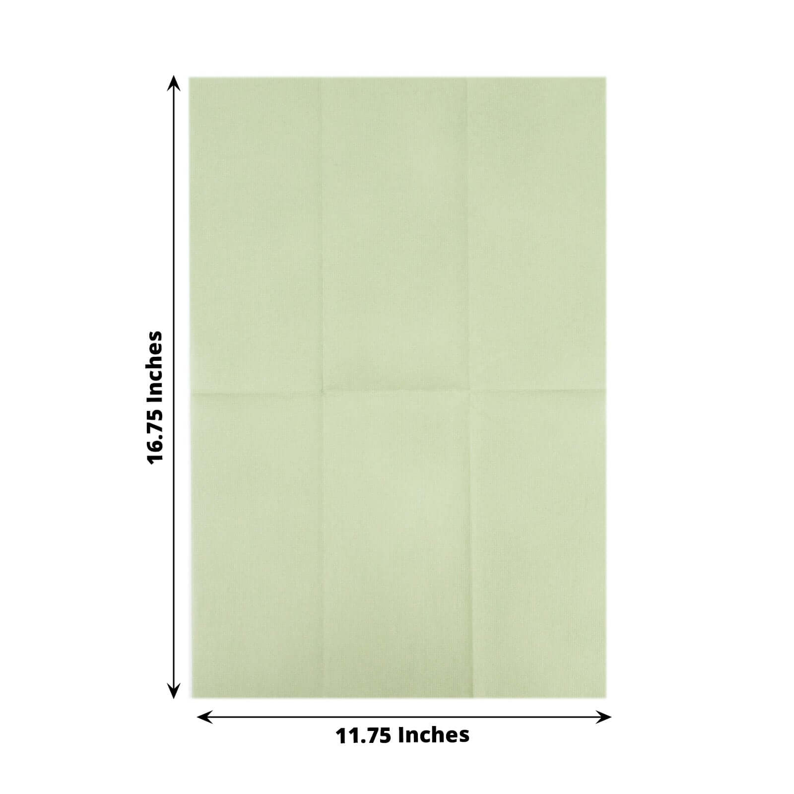 20-pack Sage Green Linen-feel Napkins 