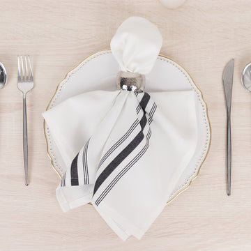 <span style="background-color:transparent;color:#111111;">Superior Quality and Durability - White Spun Polyester Bistro Napkins</span>