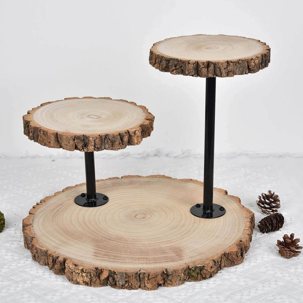 Wood Cheese Board Cupcake Stand 14