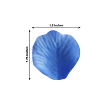 500 Pack | Royal Blue Silk Rose Petals Table Confetti or Floor Scatters