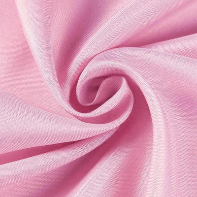 Polyester Rectangle Tablecloth 90"x156" Pink with Seamless Finish