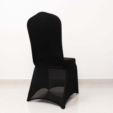 <h3 style="margin-left:0px;"><span style="background-color:transparent;color:#000000;">Sleek Style with Black Spandex Folding Chair Covers</span>