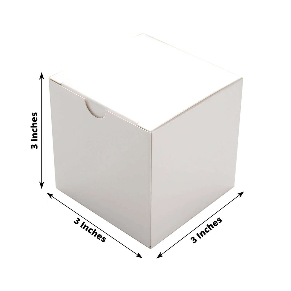 100-Pack White DIY Candy Gift Boxes | eFavormart.com