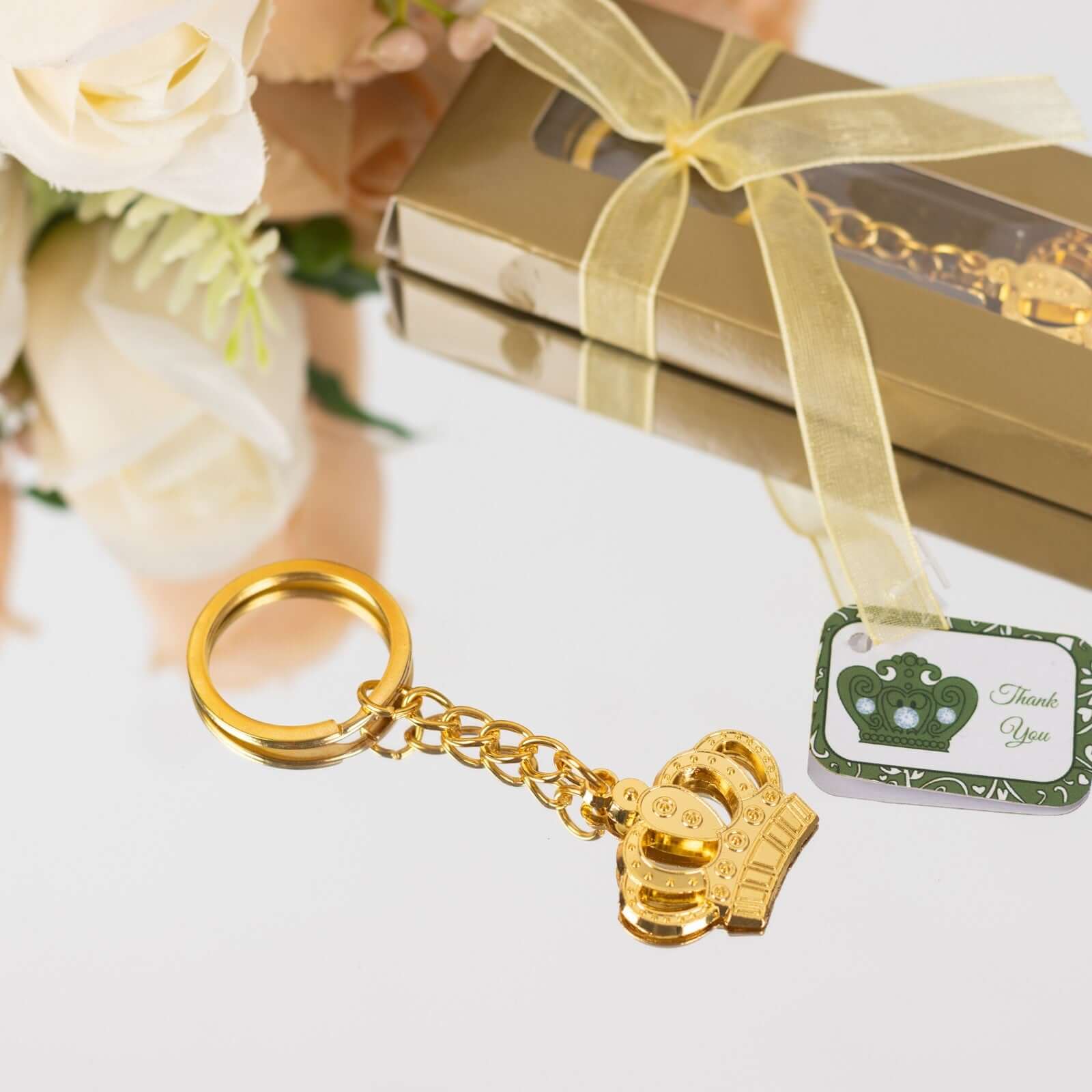 Crown keychain shop favors