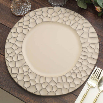 Elevate Your Table Setting with Taupe Charger Plates