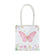 Glitter butterfly floral print