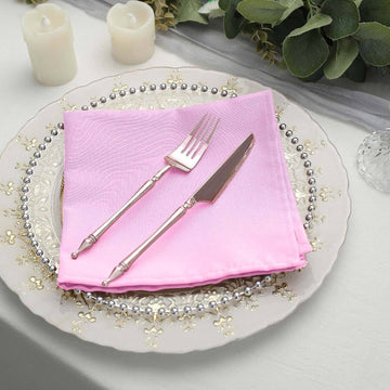 Versatile and Practical Pink Dinner Napkins for Any Event