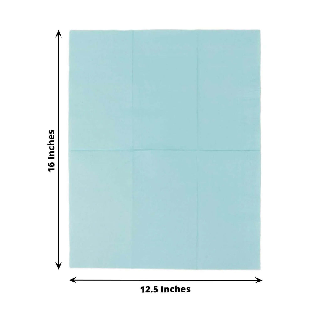 50-Pack Baby Blue 2-Ply Dinner Napkins | eFavormart.com