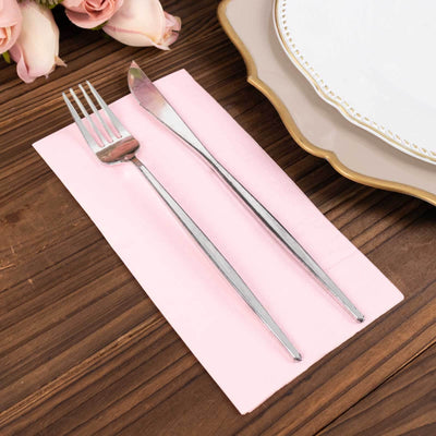 50-Pack Paper Napkins 2-Ply Soft Pink - Dinner Party Napkins