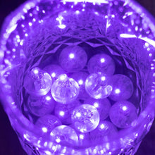 50 Pack Purple Round LED Balloon Lights, Waterproof Battery Operated Mini LED Balls