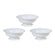 White pedestal bowls