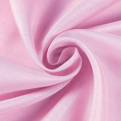 Polyester Round Tablecloth 108" Pink - Durable and Stain-Resistant for Easy Maintenance