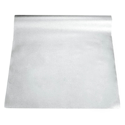 Silver Sparkle Glitter Wedding Aisle Runner, Non-Woven Red Carpet Runner Prom, Hollywood, Glam Parties 3ftx50ft